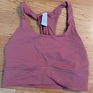 Pink Lululemon sports bra